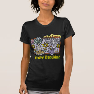 Camiseta Feliz Celebração de Hanukkah