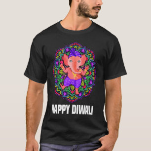 Camiseta Feliz Celebração Hindu Diwali
