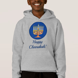 Camiseta Feliz Chanukah! Menorah Personalizado