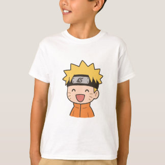 Camiseta Feliz Chibi Ninja Kids - Estilo Anime Fof