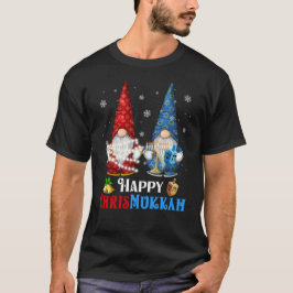 Camiseta Feliz Chrismukkah Gnomos Hanukkah