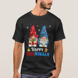 Camiseta Feliz Chrismukkah Gnomos Hanukkah