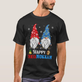 Camiseta Feliz Chrismukkah Gnomos Hanukkah