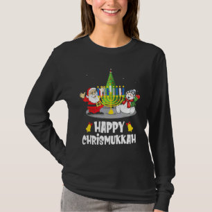 Camiseta Feliz Chrismukkah Hanukkah Natal Judaico Xmas K