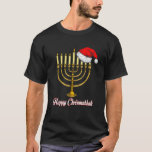 Camiseta Feliz Chrismukkah Natal Judeu Hanukkah Holida<br><div class="desc">Feliz Chrismukkah Natal Judeu Hanukkah Holiday Chanukah T Shirt</div>