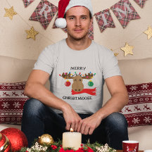 Feliz Christmoose Engraçado Natal