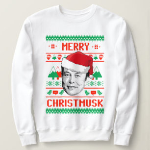Camiseta Feliz Christmusk UGLY CHRISTMAS SWEATER