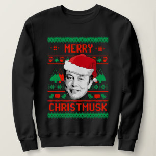 Camiseta Feliz Christmusk UGLY CHRISTMAS SWEATER