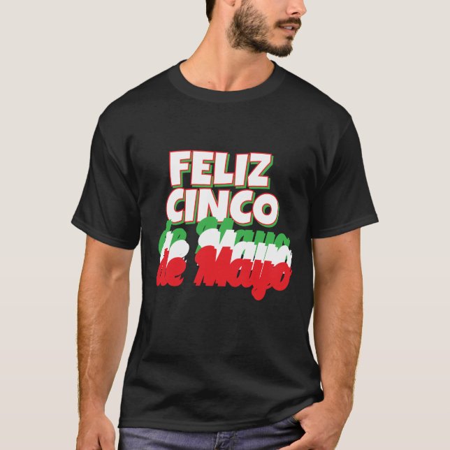Camiseta Feliz Cinco de Mayo (Frente)