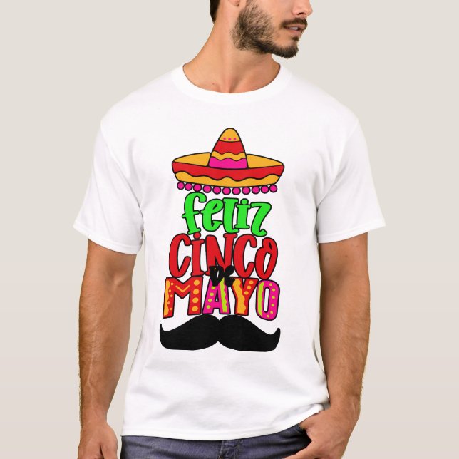 CAMISETA FELIZ CINCO DE MAYO (Frente)