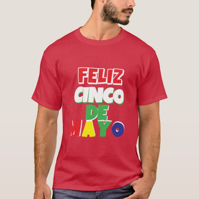 Camiseta Feliz Cinco de Mayo (Frente)