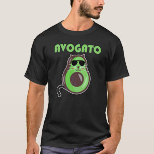 Camiseta Feliz Cinco De Mayo Avogato Abacate Gato Fofo Mexi