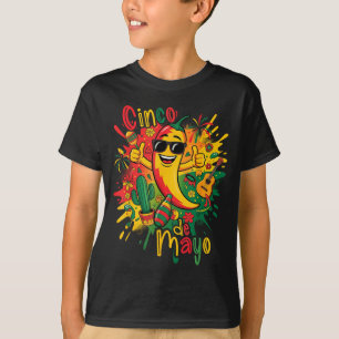 Camiseta Feliz cinco de mayo festa mexicana partido 5 de ma