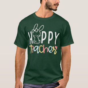 Camiseta Feliz Comedor Borrão Coelho Bonito Feliz Sabor