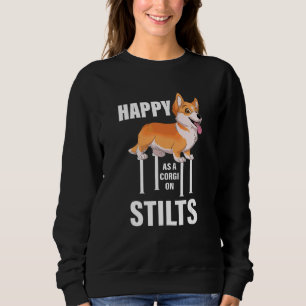 Camiseta Feliz Como Um Corgi Em Stilts Roupa
