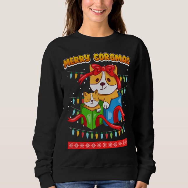 Camiseta Feliz Corgmas Corgi (Frente)