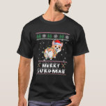 Camiseta Feliz Corgmas Corgi Ugly Christmas Tree Light Sant<br><div class="desc">Papais noeis de Corgi de Natal Feio Dão uma Feliz Engraçada Corgi Corgmas Ideia para mãe, pai, filho, filha que ama Corgi e patas de cachorros. Esta design também faz uma ideia de presente de excelente para amantes de cães, amantes de cachorros, sussurros de cachorros, donos de animais de estimação,...</div>