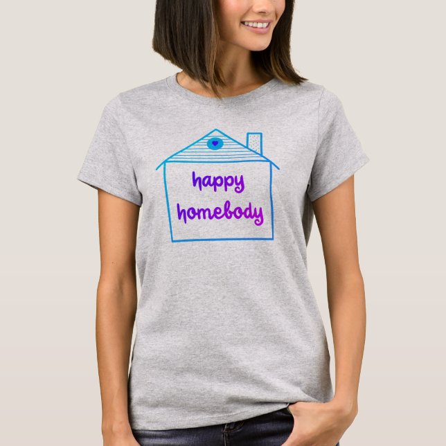 Camiseta Feliz corpo (Design de gradiente) Camisa-T feminin (Frente)