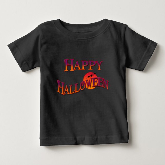 Camiseta Feliz Criança de Halloween (Frente)