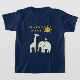 camiseta feliz crianças