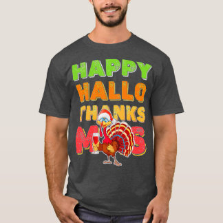 Camiseta Feliz Cristo de Ação de Graças de Halloween de Hal