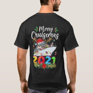 Camiseta Feliz Cruisemas 2021 Cruise de Reindeer de Natal