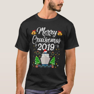 Camiseta Feliz Cruisemas Família Cruise Natal 2019 Engraç