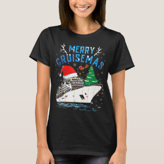 Camiseta Feliz Cruisemas Família Cruise Natal 2022 Engraçad