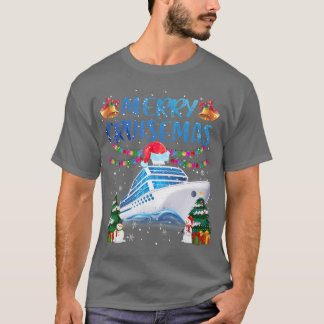 Camiseta Feliz Cruisemas Família Cruise Natal 2022 Engraçad