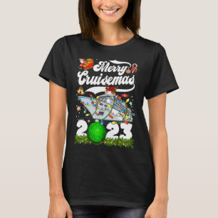 Camiseta Feliz Cruisemas Família Cruise Natal 2023 Diversão