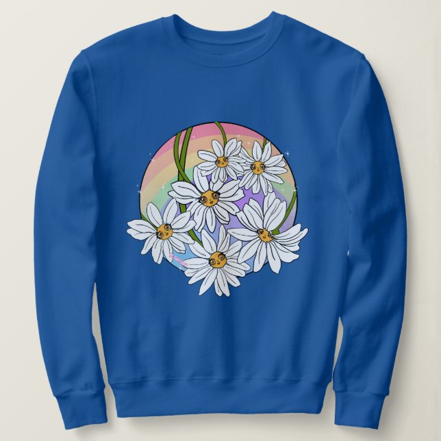 Camiseta Feliz Daisies! (Frente do Design)