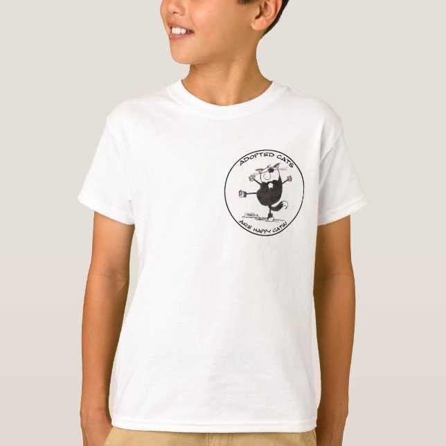 Camiseta Feliz Dance Cat (Frente)