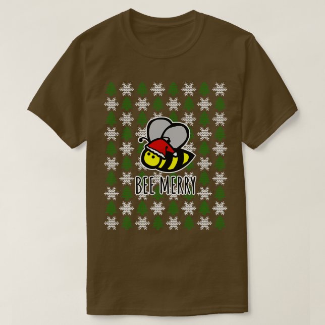 Camiseta Feliz de abelhas (Frente do Design)