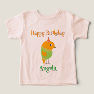 Camiseta Feliz de Aniversário Gift-Girl Toddler