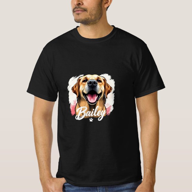Camiseta Feliz de Bailey (Frente)