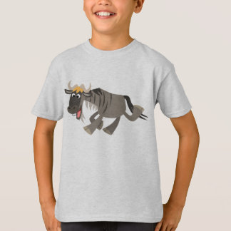 Camiseta Feliz de Cartoon para Crianças Selvagens