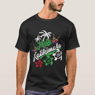 Camiseta Feliz de Diversão Mele Kalikimaka