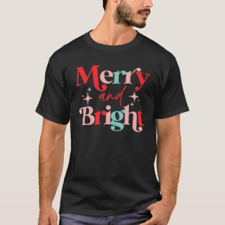 Camiseta Feliz De Férias E Natal De Férias Brilhantes