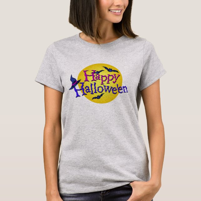 Camiseta Feliz de Halloween (Frente)