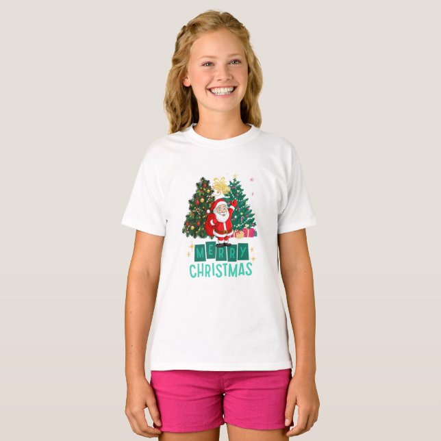 Camiseta Feliz de Natal (Frente Completa)