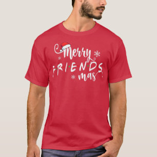 Camiseta Feliz de Natal Amizsmas Santa Hat Matching Família