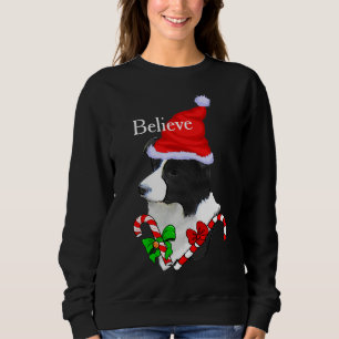 Camiseta Feliz de Natal da Border Collie
