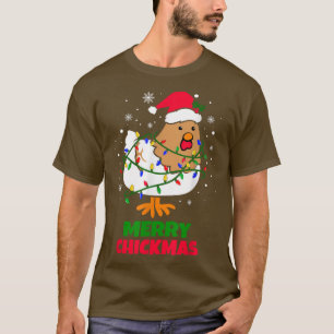 Camiseta Feliz de Natal engraçado Natal Chapéu Natal como p