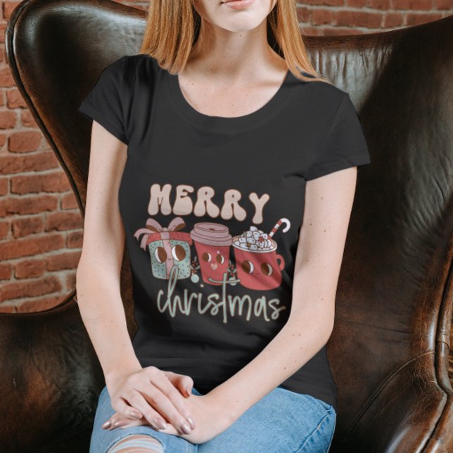 Camiseta Feliz de Natal para Férias (Criador carregado)