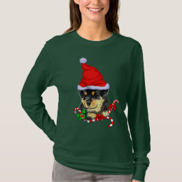 Camiseta Feliz de Natal Rottweiler