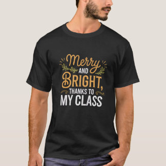 Camiseta Feliz De Professores E Obrigados Brilhantes Da Min