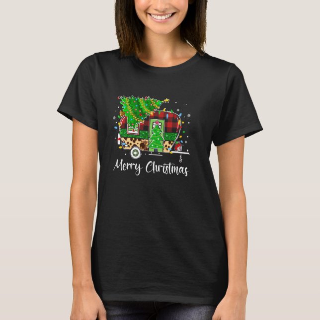 Camiseta Feliz de Trailer da Campanha Leopardo da Árvore de (Frente)