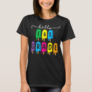 Camiseta Feliz De Volta Ao 5 Do Dia Da Escola Professora Do