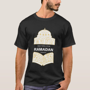 Camiseta Feliz Descanso 30 Dias Ramadan Mubarak Umrah Islâ