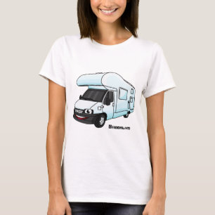 Camiseta Feliz desenho animado da câmera 
